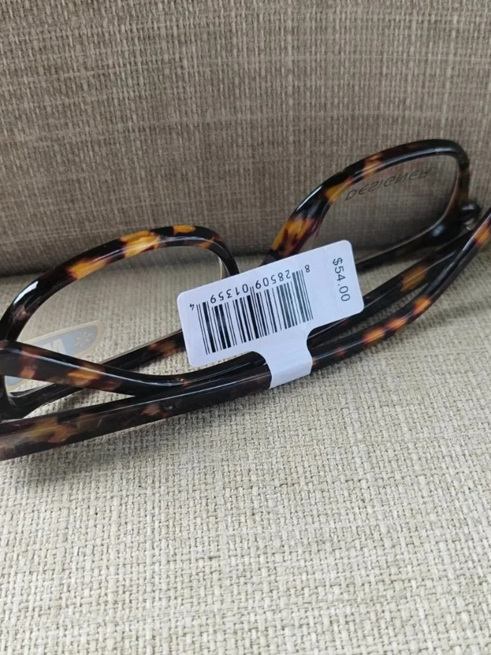 Wallmart Eyeglasses Frame Tortoise Brown Designer Look Eyewear FM13048 NWT $54